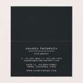 Digitale beelden en geometrische Folie Visitekaartje (Binnenkant ongevouwen)