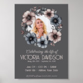 Digitale begrafenisaankondiging Instant Download Poster (Voorkant)