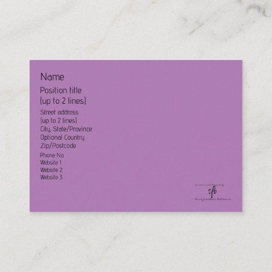 Digitale bewaring is essentieel. visitekaartje (Achterkant)