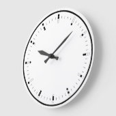 Digitale (Binaire) analoge wandklok (Hoek)