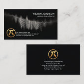 Digitale binaire codes Wave Data Scientist Visitekaartje (Voorkant / Achterkant)