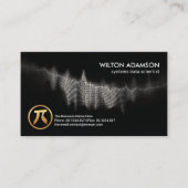 Digitale binaire codes Wave Data Scientist Visitekaartje (Voorkant)