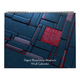 Digitale blasfemie Abstracts Muurkalender Kalender
