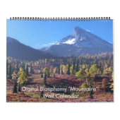 Digitale Blasfemie "Bergen" Muurkalender Kalender (Hoes)