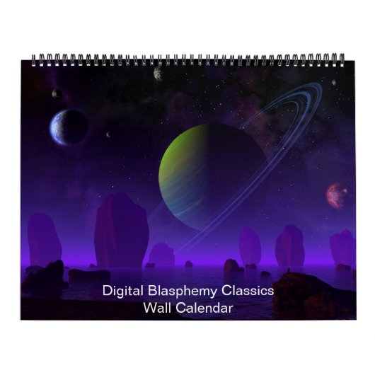 Digitale Blasfemie Klassiekers Muurkalender Kalender (Hoes)