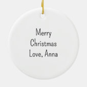 Digitale blauwe en groene golven met vloeiende kun keramisch ornament (Achterkant)