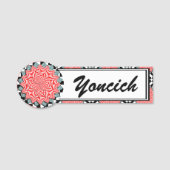 Digitale Bloem door Kenneth Yoncich Naamplaatje (Voorkant)