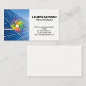 digitale bloem | Zonnepanelen Visitekaartje (Voorkant / Achterkant)