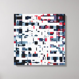 Digitale blokken canvas afdruk