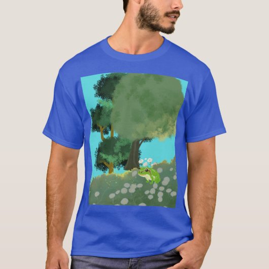 DIGITALE BOOM EN MARGRIETEN KUNST T-SHIRT (Voorkant)