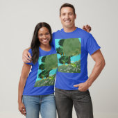 DIGITALE BOOM EN MARGRIETEN KUNST T-SHIRT (Unisex)