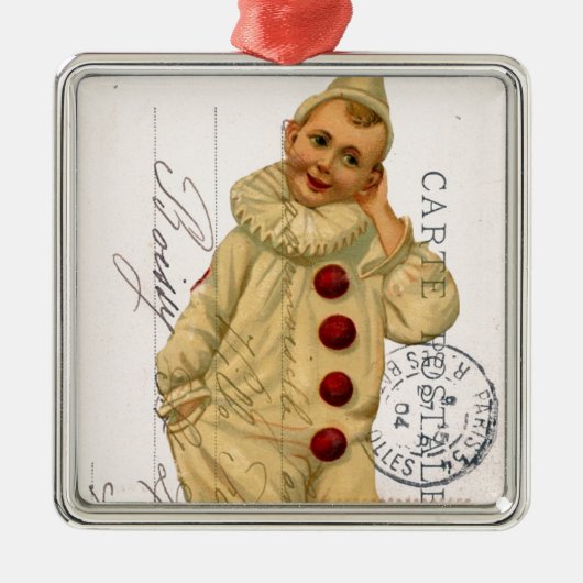 digitale Briefkaart Metalen Ornament (Voorkant)