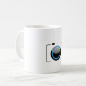 Digitale camera koffiemok (Voorkant links)