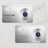 Digitale camera-look voor koel - Afbeelding spreke Visitekaartje (Voorkant / Achterkant)