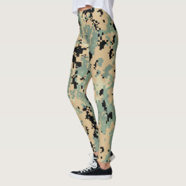 Digitale Camo – Groot camo patroon Leggings