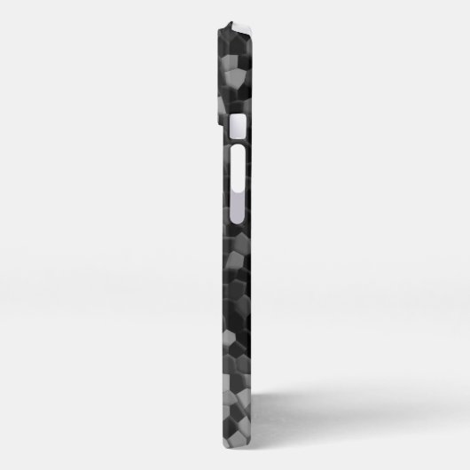 Digitale camo iPhone geborsteld metaal iPhone Hoesje (Linkerkant)