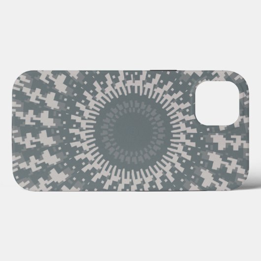 Digitale Camo kaleidoscoop Case-Mate iPhone Case (Achterkant (horizontaal))