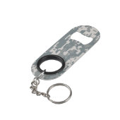 Digitale camo mini flessenopener (Achterkant Gekanteld)