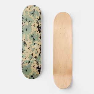 Digitale Camo – Tan-Green LG camouflagepatroon Persoonlijk Skateboard