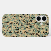Digitale Camo – Tan-Green SM camo patroon Case-Mate iPhone Case (Achterkant (horizontaal))