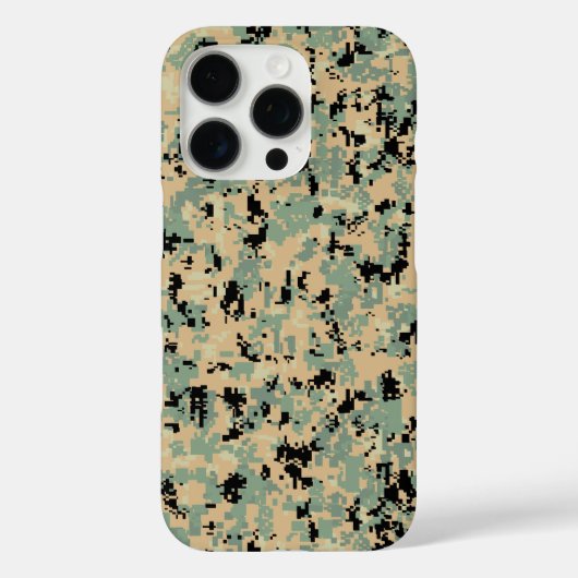 Digitale Camo – Tan-Green SM camouflagepatroon Case-Mate iPhone Case (Achterkant)