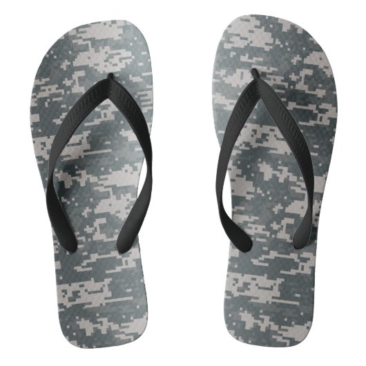 Digitale camo teenslippers (Voetbed)
