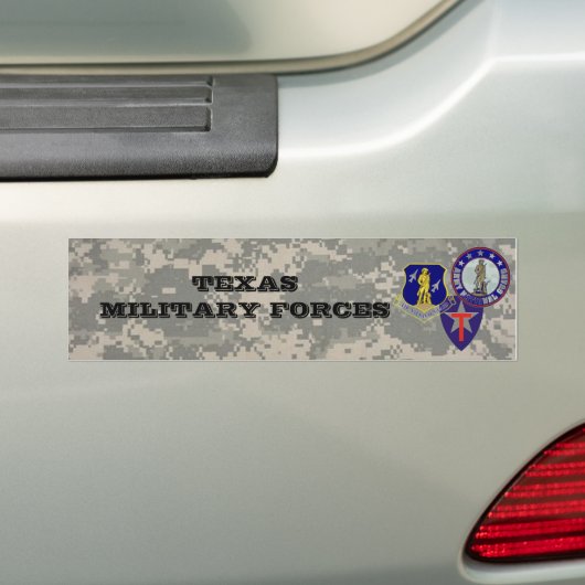 digitale camo - TXSG -TX strijdkrachten Bumpersticker (Op auto)