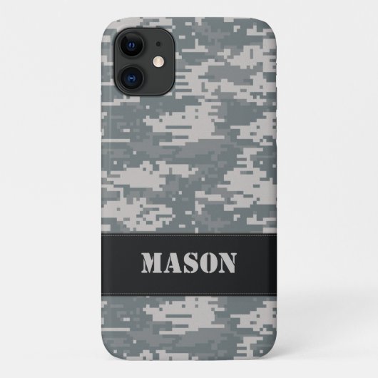Digitale camouflage Case-Mate iPhone case (Achterkant)