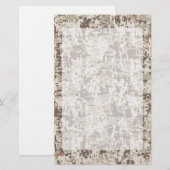 Digitale camouflage in woestijnstijl briefpapier (Voorkant / Achterkant)