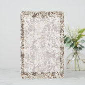 Digitale camouflage in woestijnstijl briefpapier (Staand voorkant)