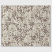 Digitale camouflage in woestijnstijl cadeaupapier (Vlak)
