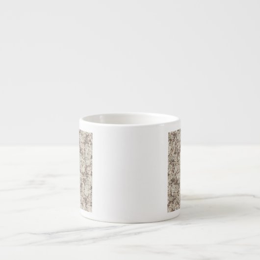 Digitale camouflage in woestijnstijl espresso kop (Voorkant)