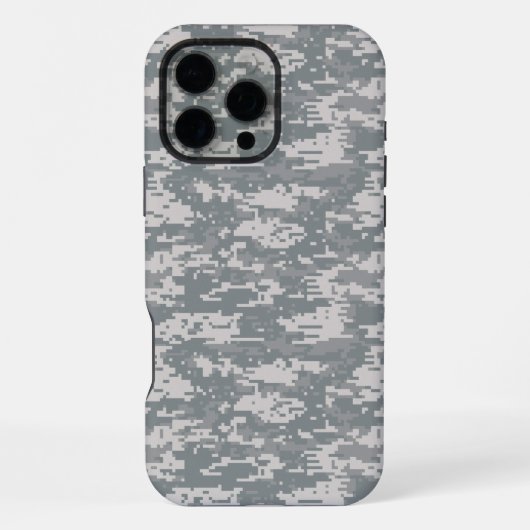 Digitale camouflage leger Marpat grijs iPhone Hoesje (Achterkant)