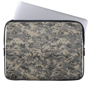 Digitale camouflage militaire leger pixel camo pri laptop sleeve