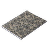 Digitale camouflage militaire leger pixel camo pri notitieboek (Linkerzijde)