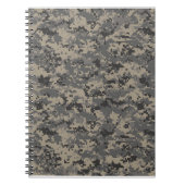 Digitale camouflage militaire leger pixel camo pri notitieboek (Voorkant)