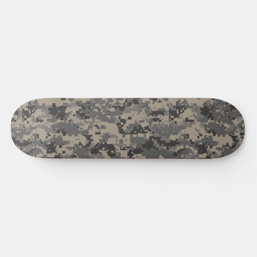 Digitale camouflage militaire leger pixel camo pri persoonlijk skateboard (Horizontaal)