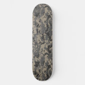 Digitale camouflage militaire leger pixel camo pri persoonlijk skateboard (Voorkant)