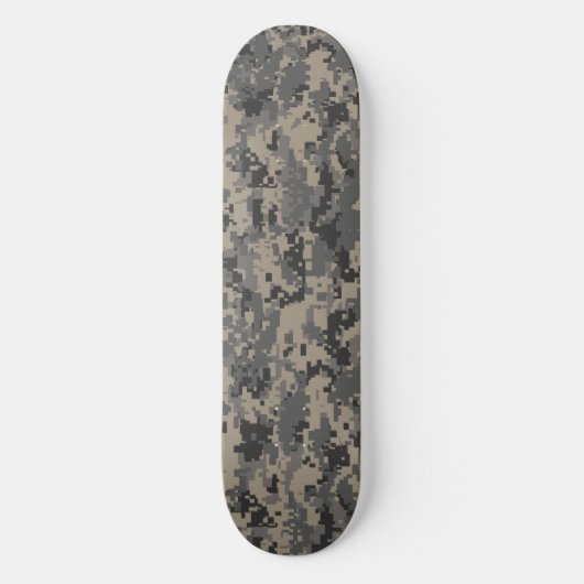 Digitale camouflage militaire leger pixel camo pri persoonlijk skateboard (Voorkant)