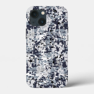 Digitale Camouflage voor stedelijke stijl iPhone 13 Mini Hoesje