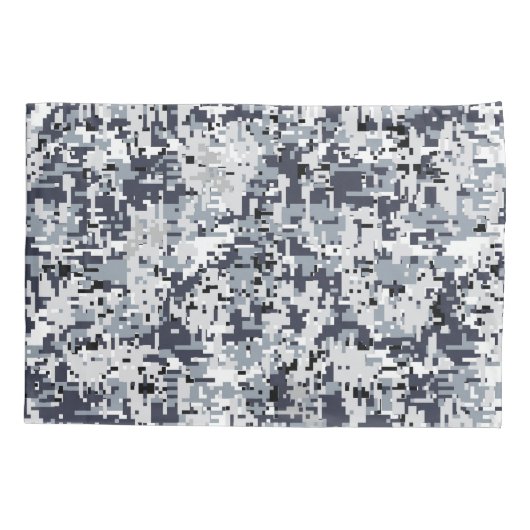 Digitale Camouflage voor stedelijke stijl Kussensloop (Achterkant-Links)