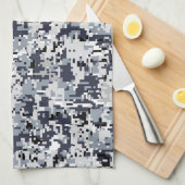 Digitale Camouflage voor stedelijke stijl Theedoek (Quarter Fold)