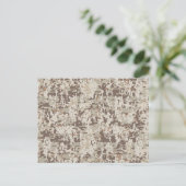 Digitale camouflage voor woestijn Beige Style Briefkaart (Staand voorkant)
