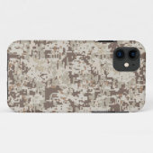 Digitale camouflage voor woestijn Beige Style Case-Mate iPhone Case (Achterkant (horizontaal))