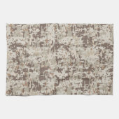 Digitale camouflage voor woestijn Beige Style Theedoek (Horizontaal)