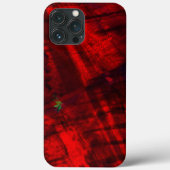 Digitale canyon in sterk rood en limoen-groen deta Case-Mate iPhone case (Achterkant)