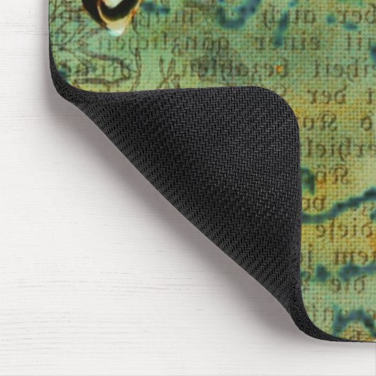 Digitale Collage Swan Muismat (Hoek)