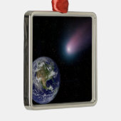 Digitale composiet van comet naar Ea Metalen Ornament (Rechts)