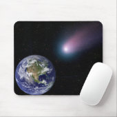 Digitale composiet van comet naar Ea Muismat (Met muis)