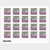 Digitale compositie van Azalea's en magnoliaboom Vierkante Sticker (Vel)